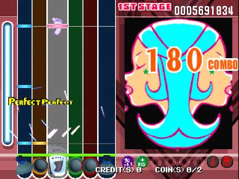 DrumMania 4th mix - Venus - Level check 1, 2