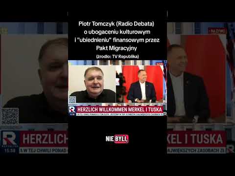 Ubogacenie kulturowe i ubiednienie finansowe #paktmigracyjny