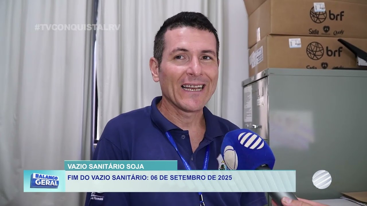 Fim do vazio sanitário da soja: 06 de setembro de 2025