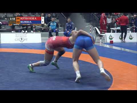 1/4 WW - 76 kg: A. ROTTER FOCKE (GER) v. A. BELINSKA (UKR)