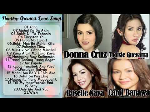 Roselle Nava, Carol Banawa, Tootsie Guevara, Rachel Alejandro OPM Tagalog Love Songs 2021-2022