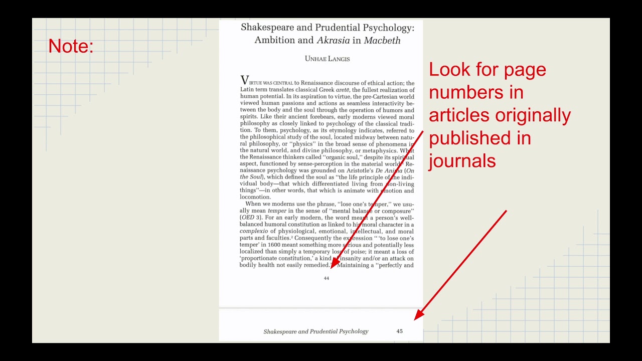 Prof. Schrader's Guide to MLA Quoting and Citing