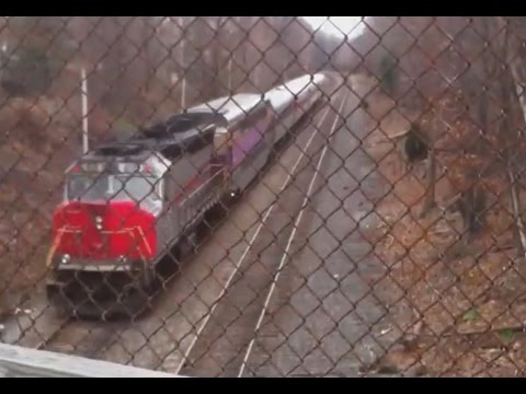 MARC 59 (GP40WH-2) at Winn St. - MBTA Commuter Rail