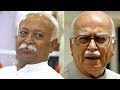 RSS Admonishes Advani S Adamancy