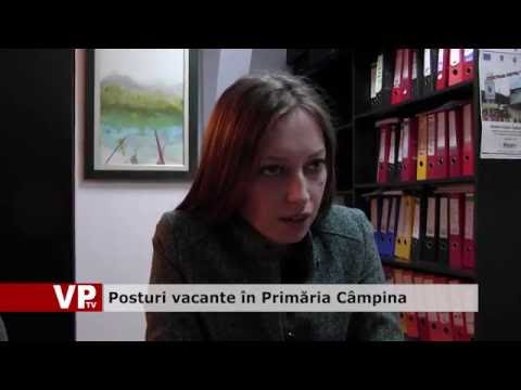 Posturi vacante în Primăria Câmpina