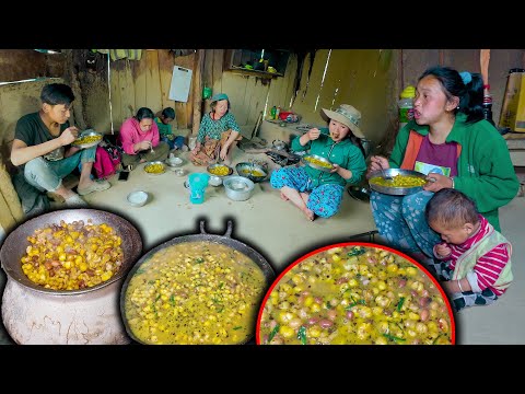 Amazing and Delicious Corn Soup recipe in rural nepal Village || village style Healthy Corn recipe