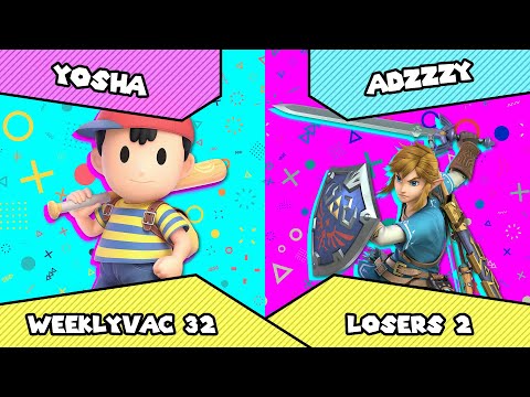 WeeklyVac 32 - SSBU - Yosh4 (Ness) vs Adzzzy (Link)