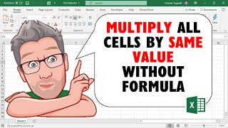 Quickly Multiply All Values in an Excel Column / Row / Table by the Same Value NO FORMULA REQUIRED!