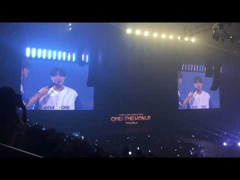 180901 One: The World in Manila Wanna One - Park Jihoon JEOJANG