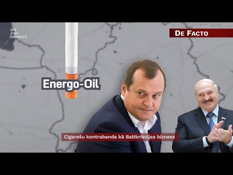 Cigarešu kontrabanda kā Baltkrievijas bizness