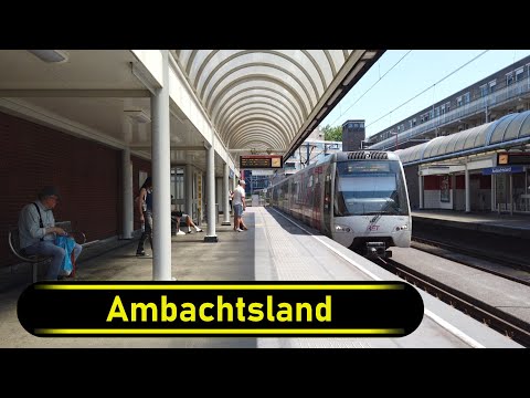 Metro Station Ambachtsland - Rotterdam 🇳🇱 - Walkthrough 🚶