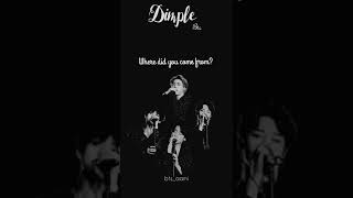 BTS Dimple WhatsApp status💜 Vocal line💜