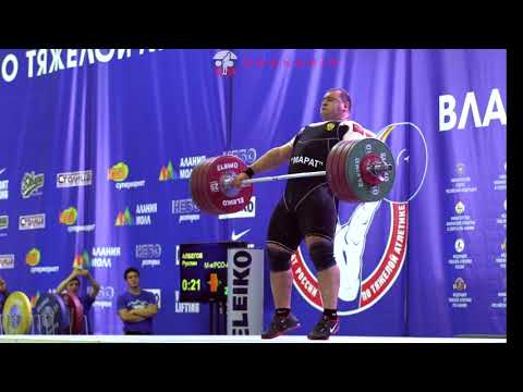 Ruslan Albegov (105+) - 190kg & 200kg Snatches @ 2016 Russian Championships
