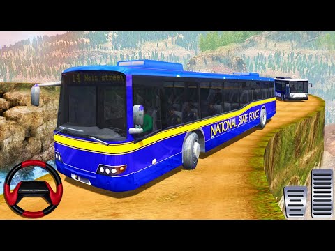 Offroad Police Coach Bus Driving - Police Officer Prisoner Duty Simulator - Android Gameplay