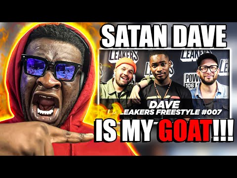 DAVE IS MY GOAT!!! | Dave Freestyle With The LA Leakers | #Freestyle007 (REACTION)