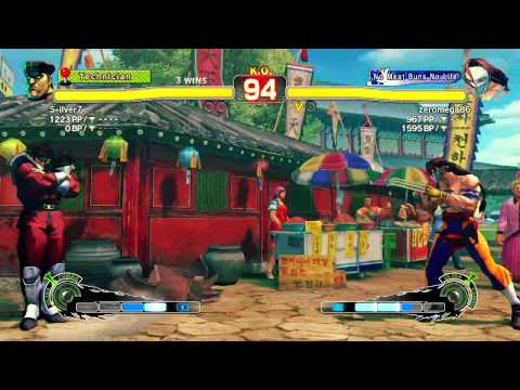 Zeromega86 (Claw) VS S-ilver (M.Bison) On PSN SSF4 AE 2012