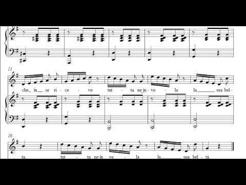 COME IL CANDORE - Mezzo soprano - VACCAJ