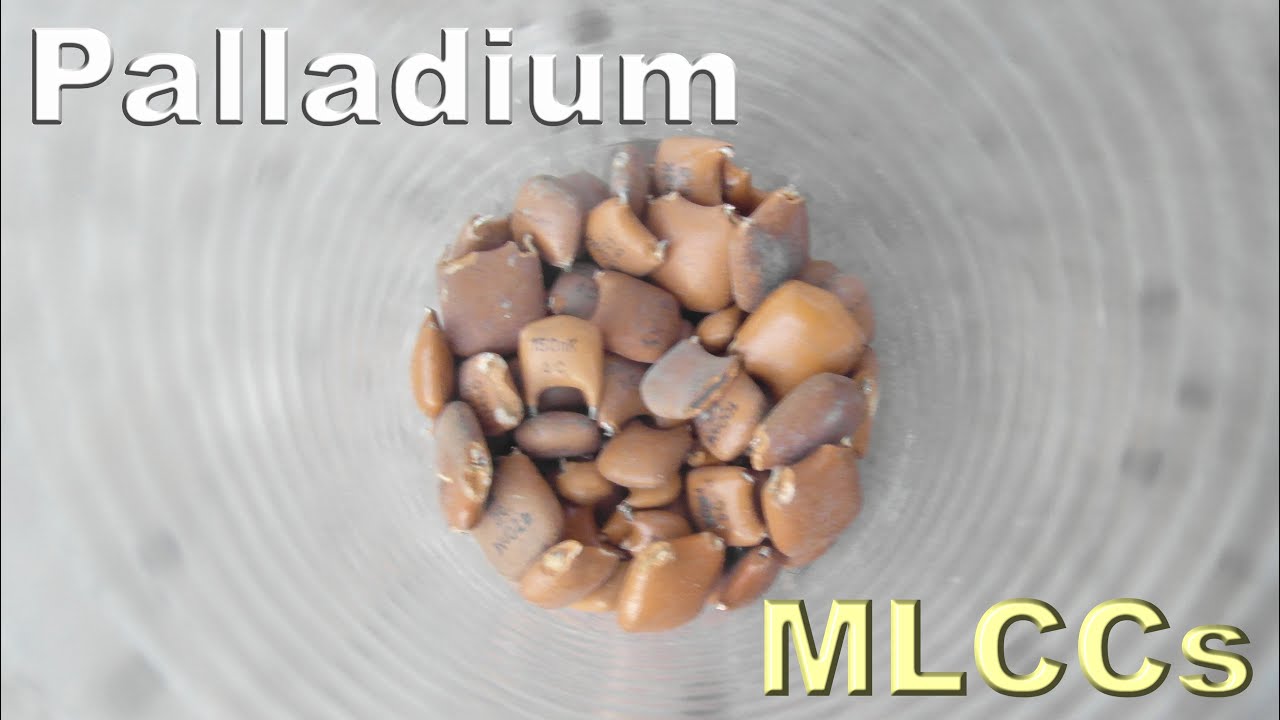 Palladium from ceramic capacitors (MLCCs) - recovery and refining