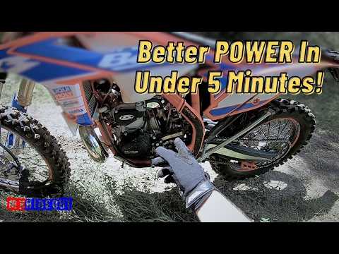 How To Properly Tune The Air Screw On A 2 Stroke Dirt Bike Carb