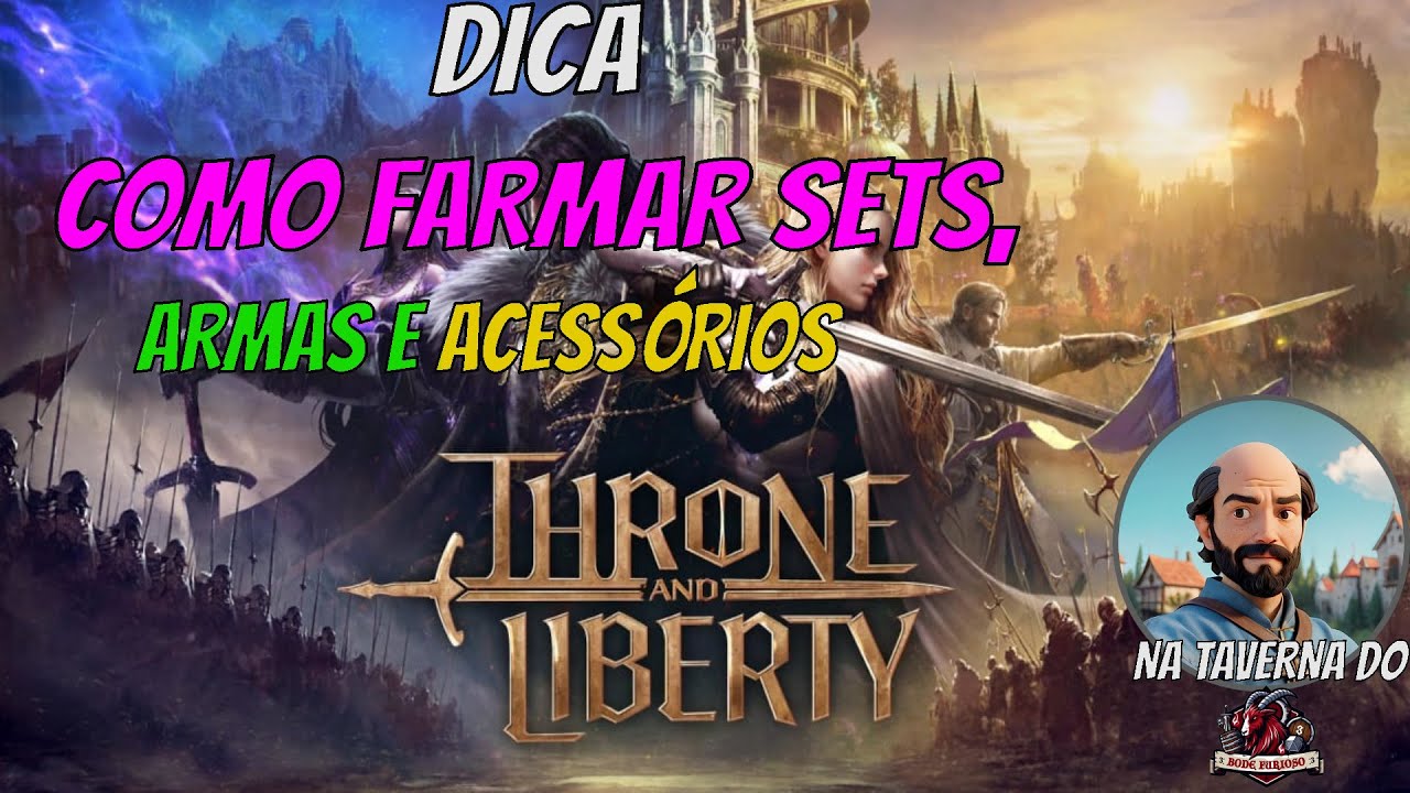 THRONE AND LIBERTY - DICAS PARA FARM DE ARMAS, SETS E ACESSÓRIOS #throneandliberty