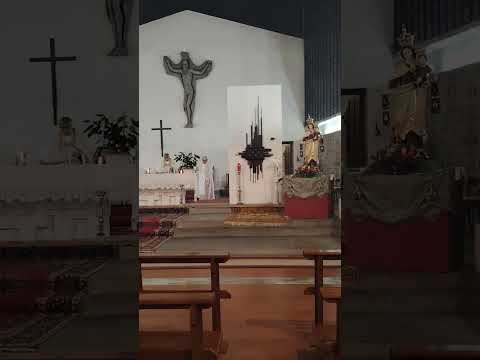 Benedizione della statua della Madonna del Carmine. Chiesa Maria SS. Del Carmine Sarzana (SP). 