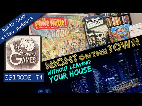 4 Hidden Gem Board Games: "A NIGHT ON THE TOWN WITHOUT LEAVING YOUR HOUSE" Top Oder Flop Vegas Strip