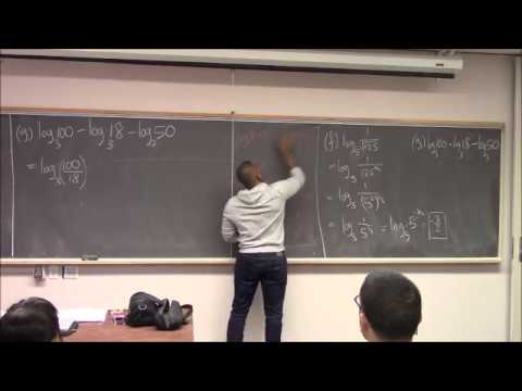 Math 195 Lecture 20 - Exponential and Log Equations