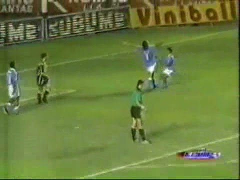 cristal 3 vs rosario central 3 libertadores del 2000 doblete del ¨pajaro¨ juarez y 1 de holsen.