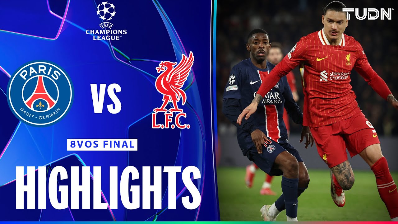 HIGHLIGHTS - PSG vs Liverpool | UEFA Champions League 24/25 | TUDN