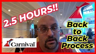 Why So Long??  Back to Back Cruise Process on Carnival Horizon - Everything You Need to Know