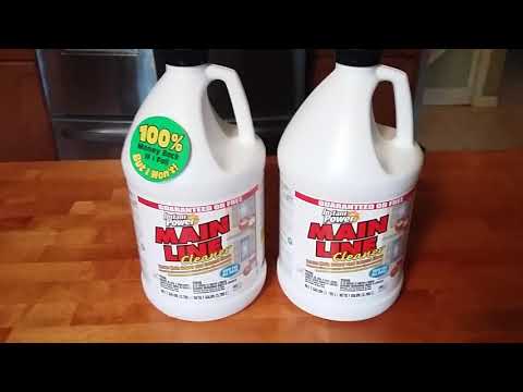 Plumbing issue? Use MAIN LINE CLEANER
