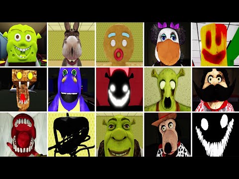 Shrek In The Backrooms All Jumpscares