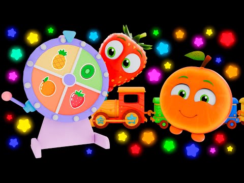 Funky Fruits Baby Sensory | The Colorful Juice Song 🍓🍊🍍🥝 | Fun Animation and Upbeat Music!