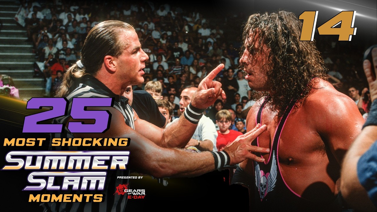 Shawn Michaels costs The Undertaker against Bret Hart: 25 Most Shocking SummerSlam Moments