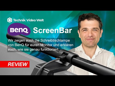 BenQ Screenbar: Die Schreibtischlampe für euren Monitor - Unboxing, Anschluss und Einstellungen