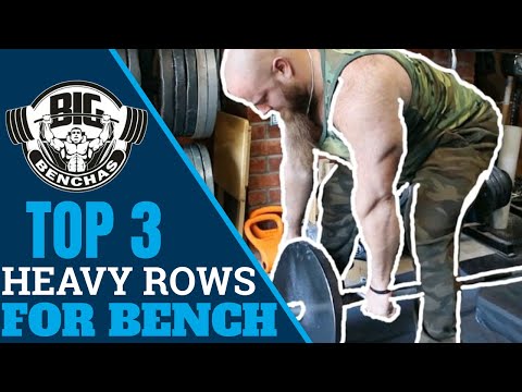 TOP 3 Heavy Row Back Exercises For Bench Press