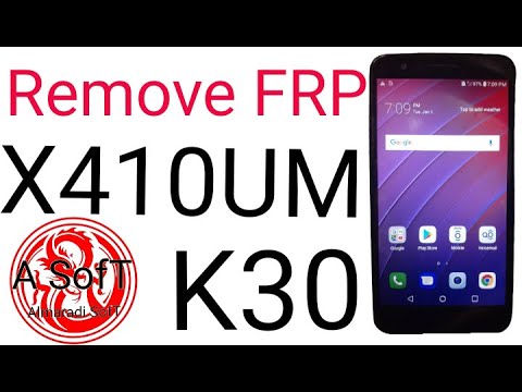 LG K30 X410UM Bypass FRP Google Account Lock/Remove FRP