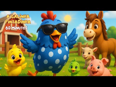 A Galinha Pintadinha | Canção de Animais | Fazendinha | Compilação| Turma da Gabi
