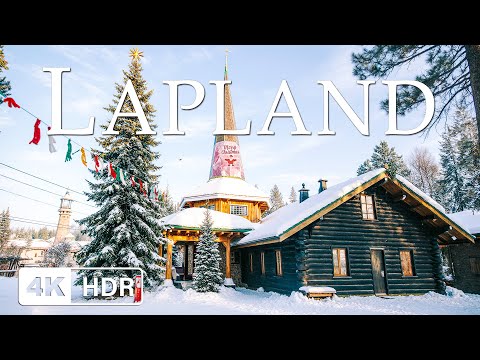 Lapland 4K Drone Nature Film ❄️ Arctic Wilderness & Peaceful Piano Music
