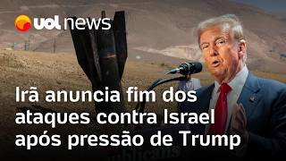 Irã anuncia fim dos ataques a Israel após violação de cessar-fogo e pressão de Trump