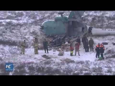 RAW: 19 died, 3 rescued in MI-8 helicopter crash landing in Russia's Siberia