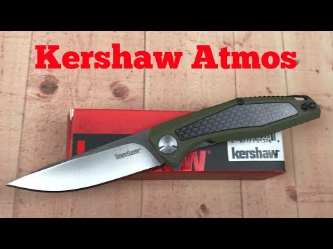 Kershaw Atmos liner lock knife  Sinkevich design   Small, lightweight and great looking !!