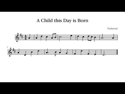 A Child this Day is Born | Unadorned Trumpet Carol