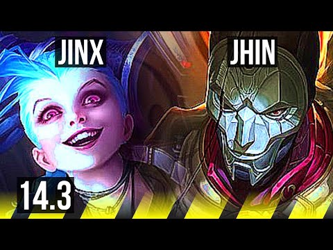 JINX & Janna vs JHIN & Karma (ADC) | 9/2/6, Dominating | NA Grandmaster | 14.3