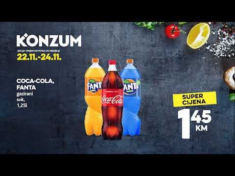 Konzum Vikend akcija 22.11.-24.11.2019.