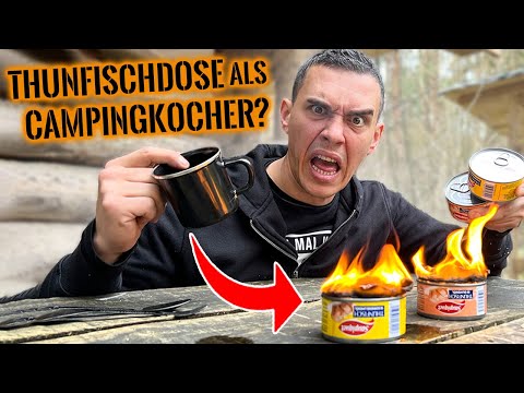 Thunfischdose als Campingkocher nutzen?! Neues Outdoor-Multitool entdeckt? | Survival Mattin
