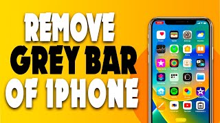 how to remove grey bar of iPhone 2023 | F HOQUE |