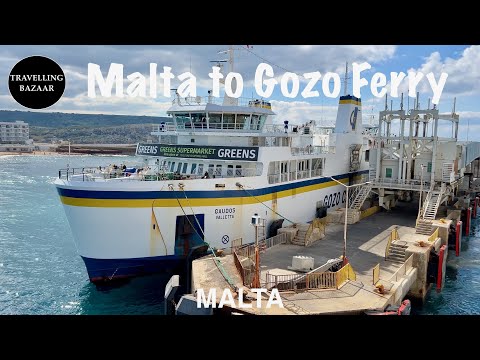 🌎 Balsa de Malta para Gozo | Linha do Canal de Gozo