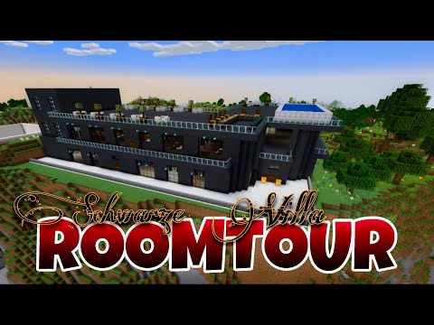 Ich zeige euch die SCHWARZE VILLA in meiner MINECRAFT Welt THE DARK WORLD (inkl. Katzen Content)