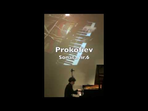 手元映像付き：Prokofiev Sonata nr.6/ プロコフィエフソナタ第６番　富永峻